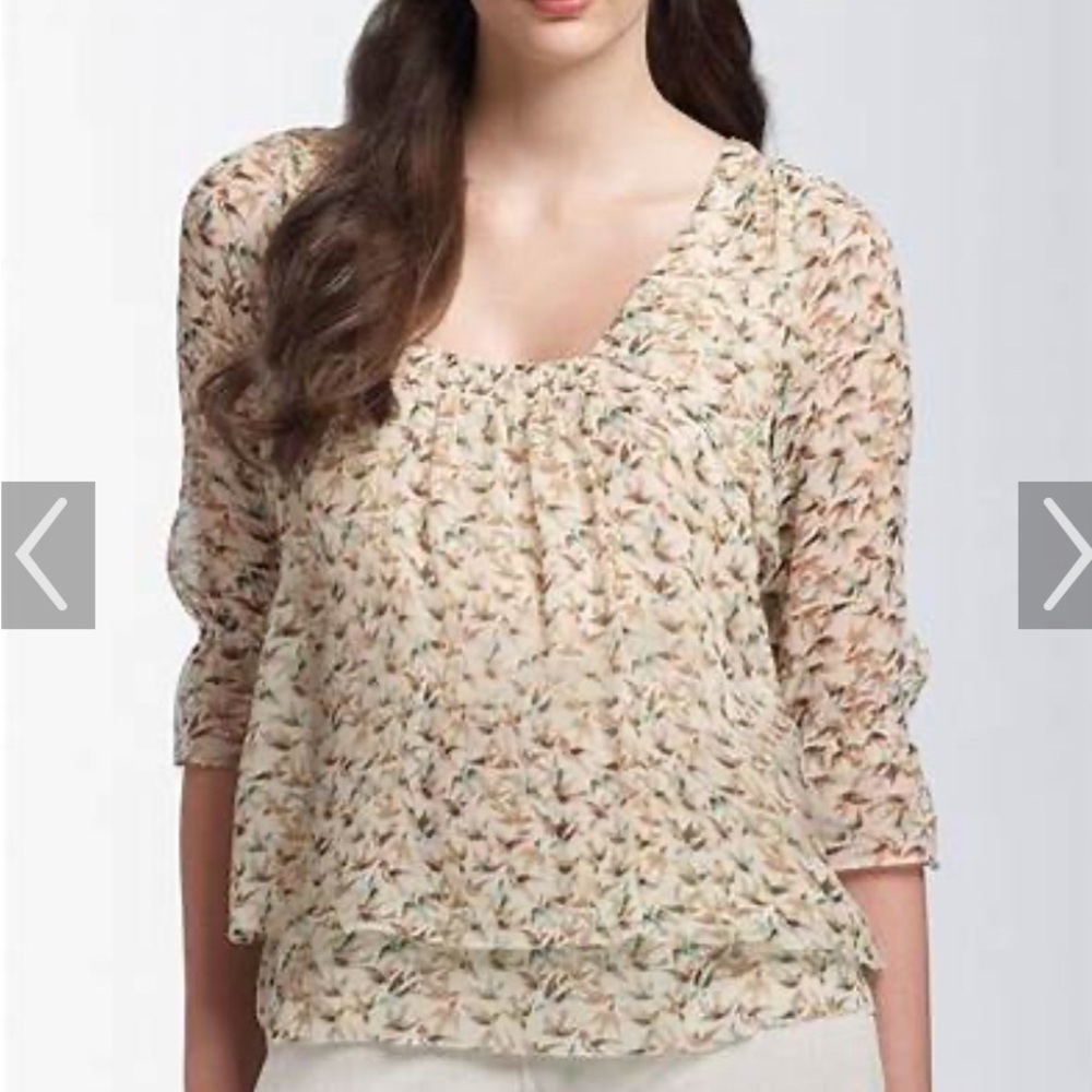 Leifsodottir Confetti Bird Blouse